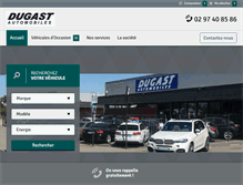 Tablet Screenshot of dugastautomobiles.com